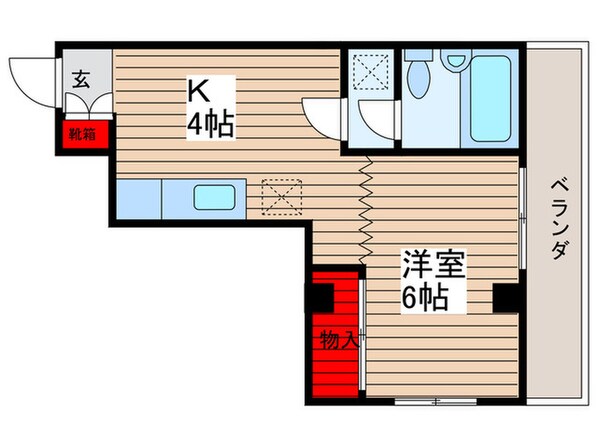 ベルウッド２の物件間取画像